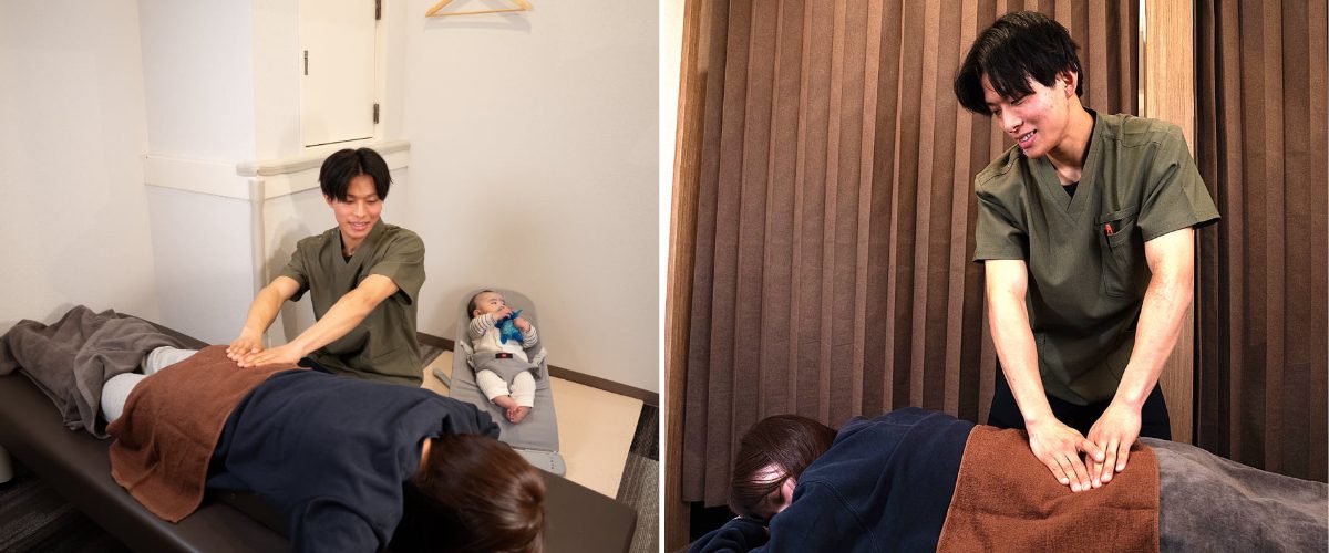 ほねつぎよつば治療院　施術光景